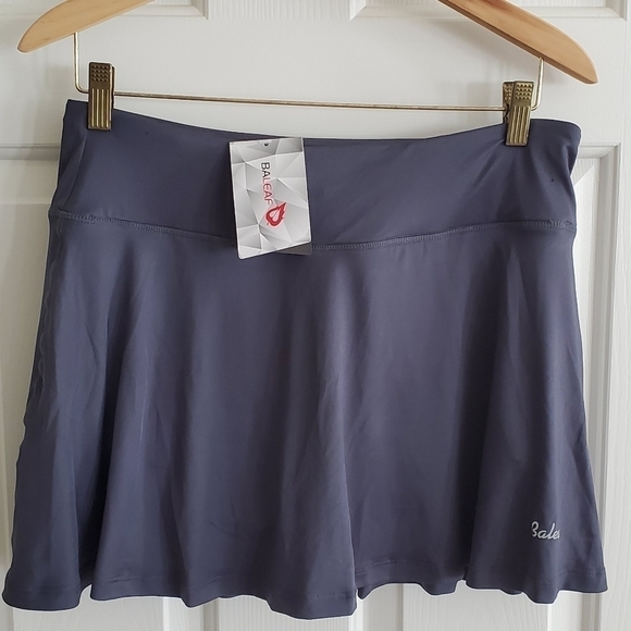 NWT Baleaf Laureate Pleated Skort Gray size L - Picture 1 of 8
